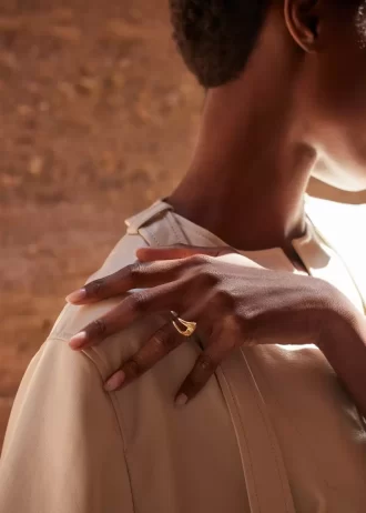 Eroz Fine Ring Edition  24 carat gold gilded