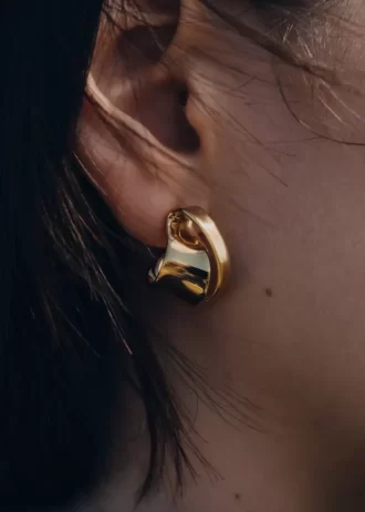 Éole Curled Earrings Edition gilded edition