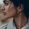 Éole Earrings Edition  24 carat gold gilded