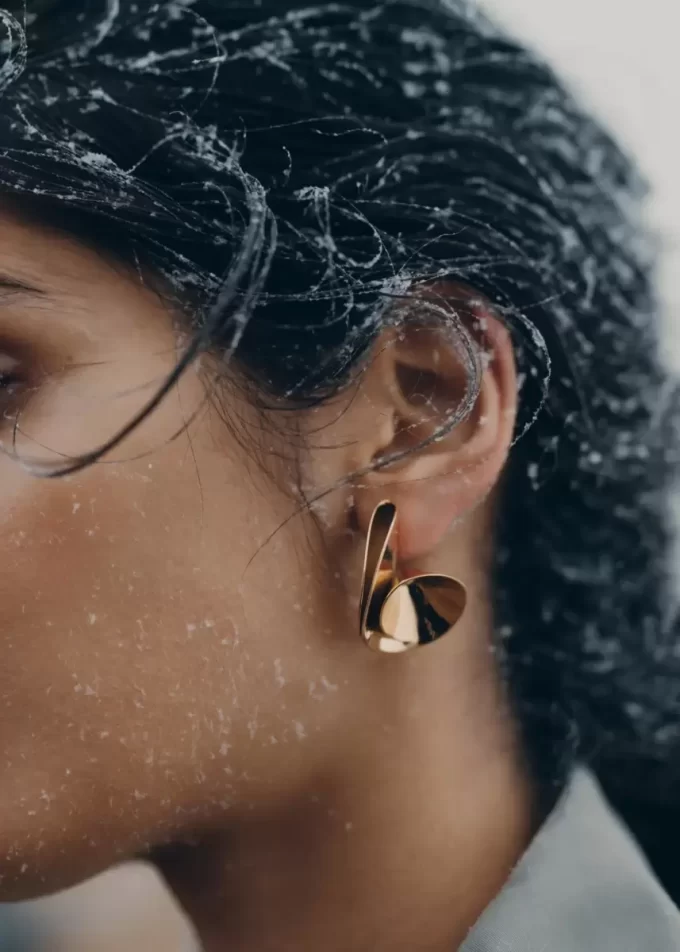 Éole Earrings Edition  24 carat gold gilded